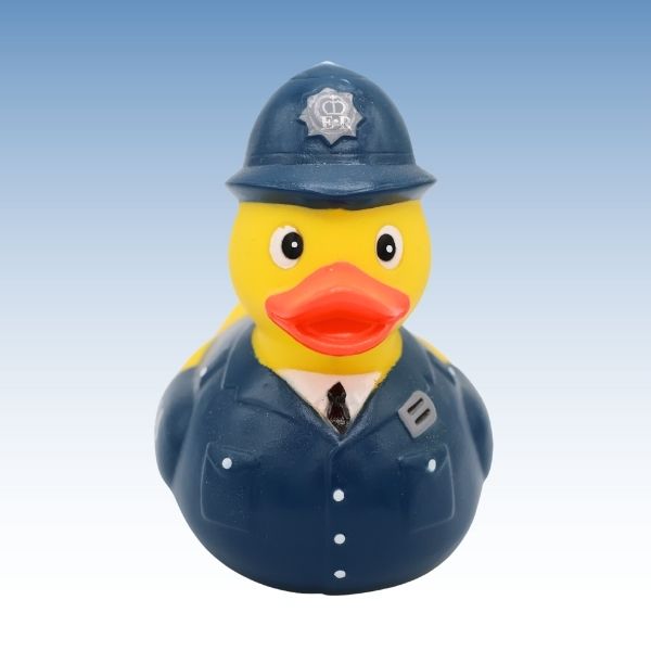 Police Officer Duck Toy
