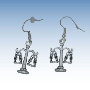 Old Fashioned Weighing Scales Earrings
