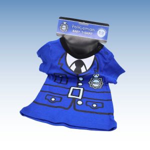 Policeman Baby T-shirt 6 – 12 Months