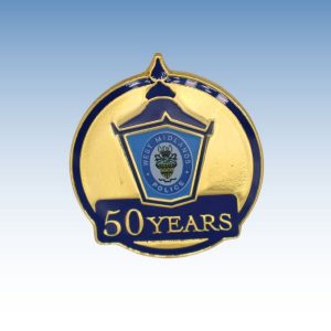 50th Anniversary Pin Badge