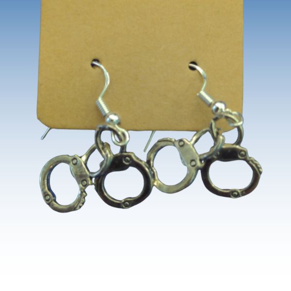Earrings - Handcuffs
