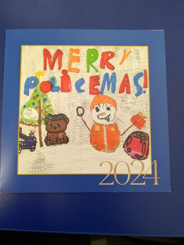 image of our 'Merry Policemas' Christmas card