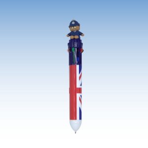 Police Bear topped pen