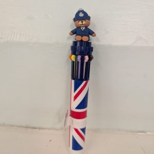 Police Bear topped pen