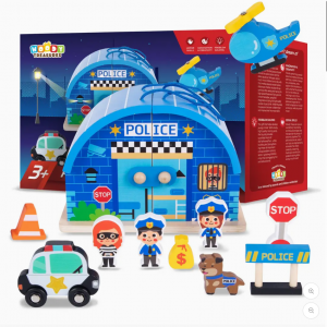 Wooden Police Set